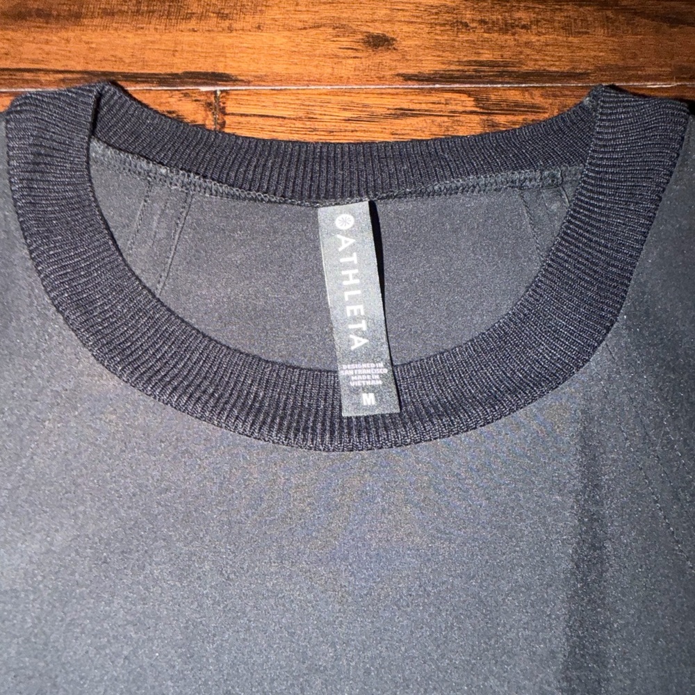 Athleta Black Racerback Performance Tank - Picture 3 of 4